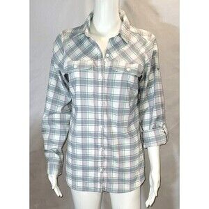 Columbia Pastel Flannel Long Sleeve Plaid Shirt - Size Sm